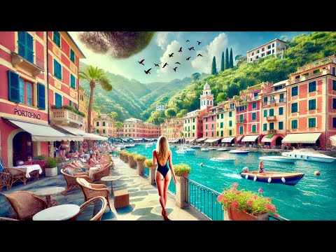 Portofino, Italy 🇮🇹 - Summer 2024 - 4K 60fps HDR Walking Tour