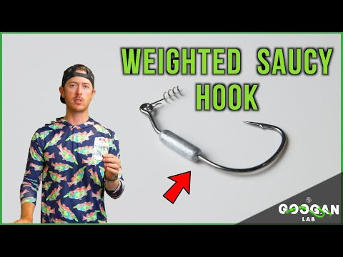 The NEW GOOGAN WEIGHTED SAUCY HOOK! ( Bass Fishing Tips )