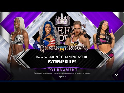 WWE 2K24 AWA Womens Takeover: Cargill vs Vega vs Rousey vs Cora