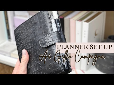 A6 RINGS MINIMAL PLANNER SET UP | 2022 PLANNING SYSTEM