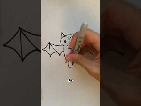 How to Draw a Bat 🦇