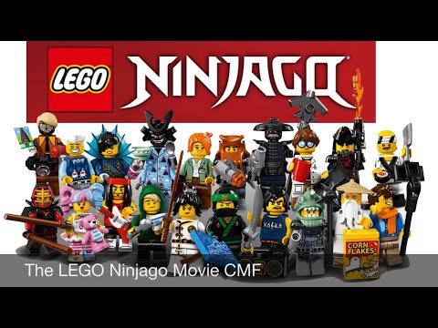 LEGO Ninjago Movie Collectible Minifigure Complete Series CMF Stop Motion Speed Build