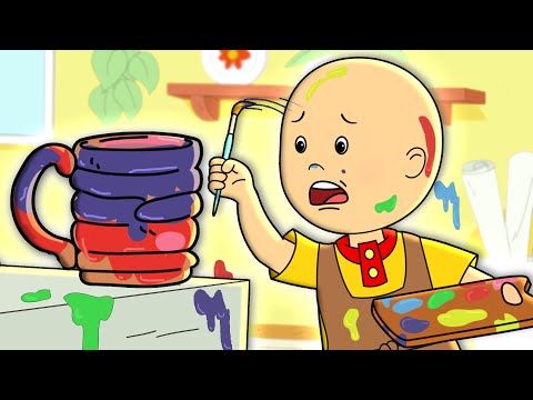 カイユー | 陶器のカオス | 面白い漫画 | キッズ漫画 | ケイルー | Caillou