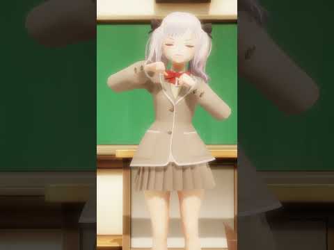 【Vtuber MMD】しかのこのこのここしたんたん 踊ってみた by Yui Asahi #shorts  #mmd #vtuber #しかのこのこのここしたんたん