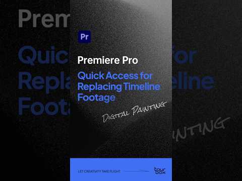 💡Replacing Timeline Footage by Single Click in #Premiere