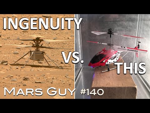 Can a toy helicopter fly at Mars pressure?