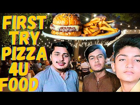 First Try Pizza 4u Food 🥘 || Food Review Vlog ||Kashan Dal Official