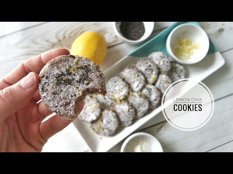 NO BAKE Lemon Chia Seed Cookies 🍪  Raw & Vegan