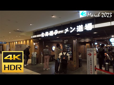 [4K HDR] 新千歳空港 3F4Fを散策 / Strolling around New Chitose Airport 3F4F (Hokkaido, Japan)