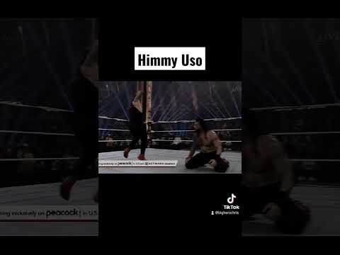 Jimmy Uso superkicks Roman Reigns #wwe #romanreigns #jimmyuso #thebloodline