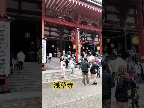 東京都墨田区で五重の塔と浅草寺を見る!!