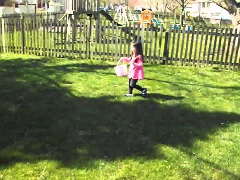 Easter Egg Hunting at Home with Maddie-  03/27/2016