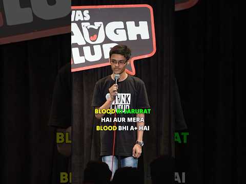 Funny Blood Donation - Standup Comedy | #comedyindia #indianstandup #standupcomdey