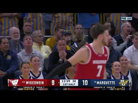 Highlights at Marquette || Wisconsin Basketball || Dec. 7, 2024