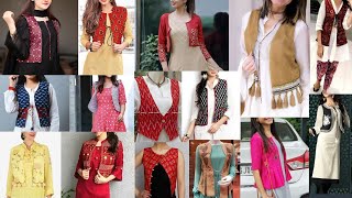 Must try these latest and stylish kurti with jacket designs | Stylish kurti with cotton jacket