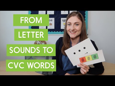 How to Transition Kindergarten Students From Letter Sounds to Reading CVC Words