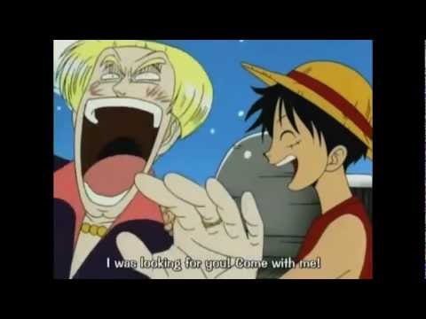 Luffy destroys Morgans statue and kidnapps helmeppo