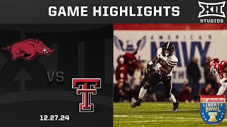 Arkansas vs. Texas Tech Game Highlights | 2024 AutoZone Liberty Bowl