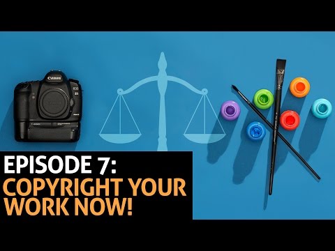 Episode 7: Copyright your images! Here's why and how.