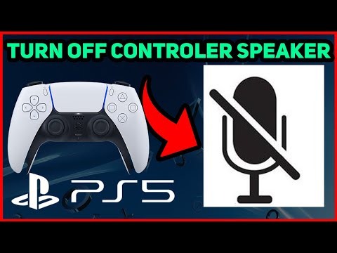 PS5 HOW TO TURN OFF CONTROLLER SPEAKER