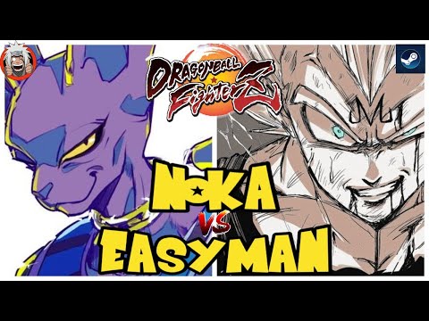 DBFZ Noka vs Easyman (Black, Beerus, Gohan) vs (VegetaSSJ, GokuSSJ, Gohan)