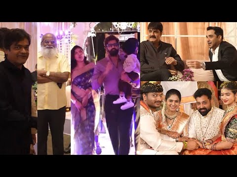 Tollywood Celebrities Attended to  Kothapalli geetha's son Abhinay Tej wedding ceremony| Filmyfocus