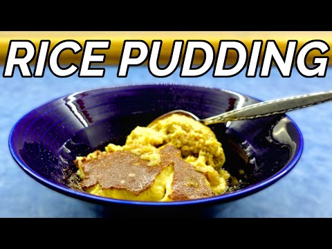 Home Made Rice Pudding Recipe - How To Use Up Left Over Rice