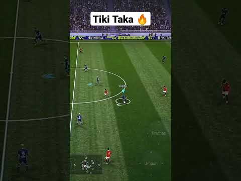 How to attack with tiki taka on efootball mobile #shorts #efootball