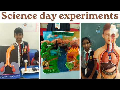 science fair in Oakland international school Tekkali #nationalscienceday