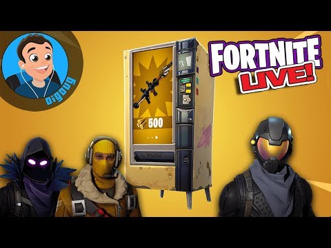 My Kids and I are on the hunt for Vending Machines in Fortnite!