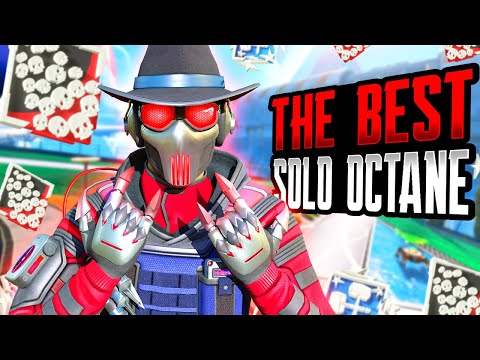 THE BEST SOLO OCTANE 42 KILLS & 9500 DAMAGE IN INSANE TWO GAMES (Apex Legends Gameplay)