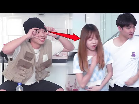 Funny trick challenge! Pretending to do bad things in the room was found by friends  I finally know