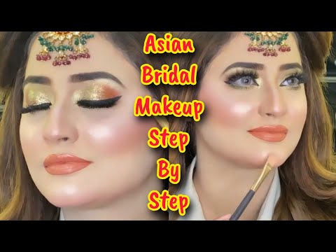 Step -by - Step INDIAN / ASIAN BRIDAL EYE MAKEUP TUTORIAL | Pakistani Bridal Makeup | Bridal Makeup|