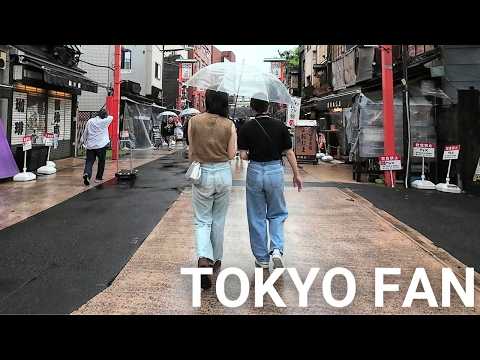 雷門・浅草寺散歩 |【4K】 Rainy Walking Kaminarimon Gate and Sensoji Temple Tokyo Japan (June 2024)