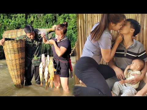 TIMELAPSE: 15 days of fishing in streams, making banh chung to sell, building a life with my husband