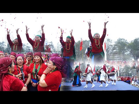 यो हो नी त मौलिकता भनेको  Pokhara Street Festival पोखरा सडक महोत्सबमा पुन समाजको प्रस्तुती