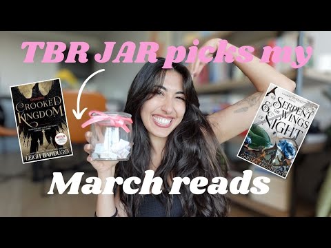 TBR prompt jar picks my March reads 📚🫙March TBR