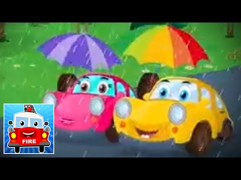 Rain Rain Go Away | Vehicle Songs For Kids | Nursery Rhymes and Car Cartoons with Ralph & Rocky