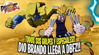 DIO BRANDO de JoJo's Bizarre Adventure LLEGA a DRAGON BALL FIGHTERZ (No has visto NADA IGUAL)