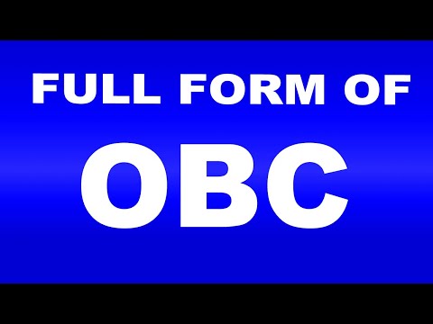 Full Form of OBC | What is OBC Full Form | OBC Abbreviation