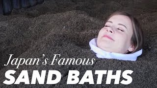 I Tried a Japanese SAND BATH 🏝A Day in Kagoshima