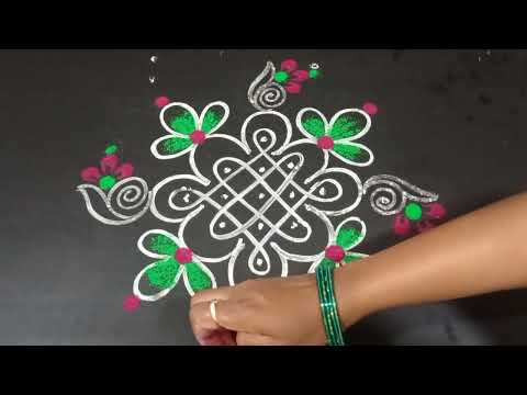 Dhanurmasam muggulu🌷🌷Nela ganta muggulu, Pandaga nela muggulu,Sikku kolam,Margazhi kolam.