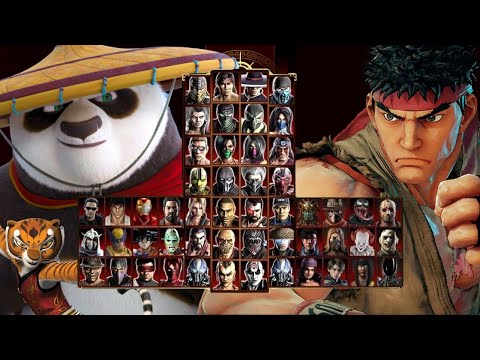 Mortal Kombat 9 - PO KUNG FU PANDA 🐼 & RYU 🥊 - Expert Tag Ladder - Gameplay @(1080p) - 60ᶠᵖˢ ✔