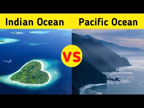 Indian ocean vs pacific ocean| हिंद महासागर vs प्रशांत महासागर| #shorts #hindi