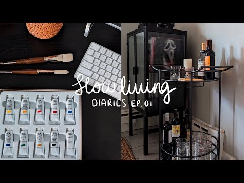 slow living diaries ep. 01 | I'm tired of rushing art. Let's start over.