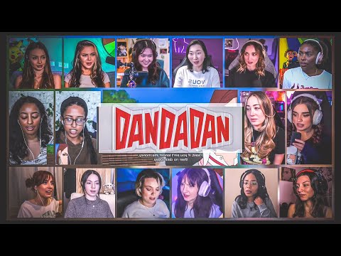 Cute Girls  Reacting Dandadan Full  Episode 1 Reaction Mashup | ダンダダ