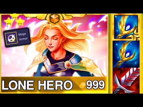 BETTER THAN A 3 STAR 5 COST! LONE HERO LUX 1V9 ⭐⭐⭐ TFT SET 13