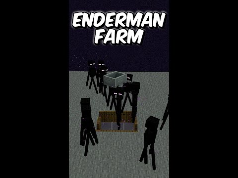 Enderman Farm Minecraft 1.19#Shorts