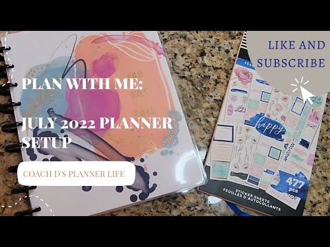 NEW 2022-2023 Happy Planner Setup| July 2022 Planning Tips