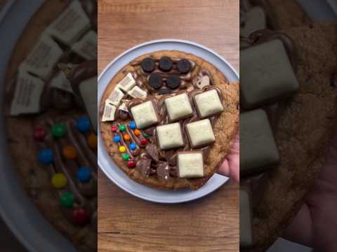 cookie pizza🍪🍕 #food #foodblogger #recipe #recipeoftheday #recipeshorts